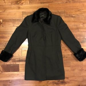 Zara Basic Women’s jacket with Faux Fur